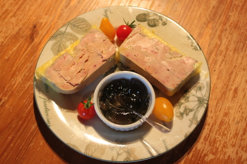 Le foie gras de canard fermier.