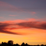 L'un de nos merveilleux coucher du soleil.