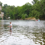 Une belle partie de peche en Dordogne.