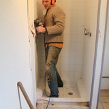 Rénovation d'une salle de douche dans le gite "La Prairie".