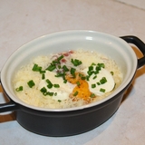 Nos oeufs en cocotte Rocamadour...