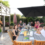 La table d'hôtes est toujours un moment unique...