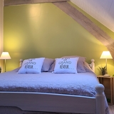 La chambre double du gite.